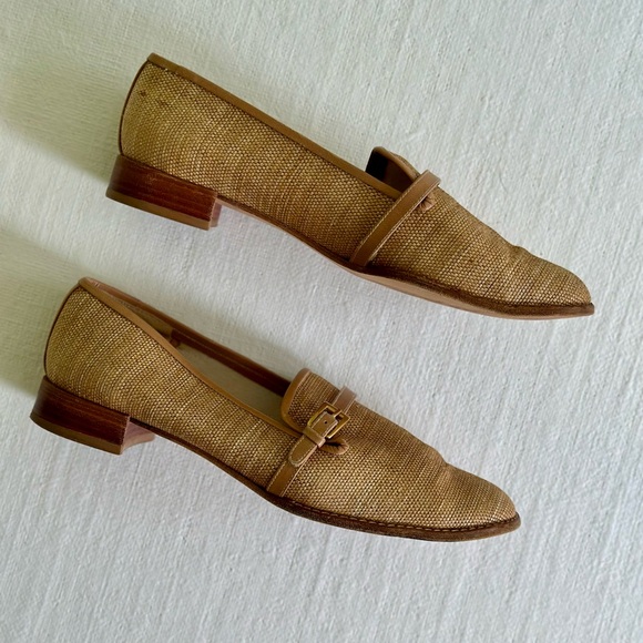 Stuart Weitzman Vintage Woven Loafers - Picture 3 of 5